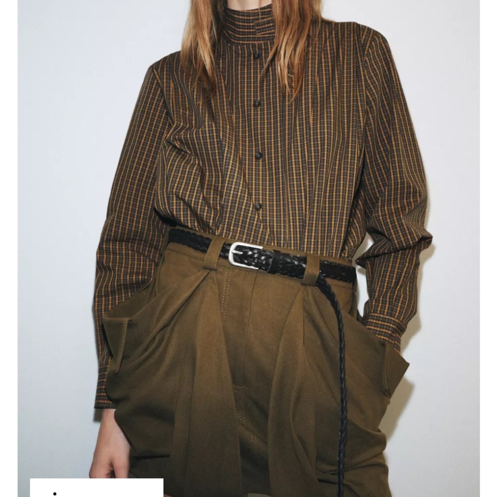 ISO zara collection cargo mini skirt XS or Small
